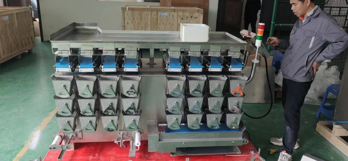 Multi pesatore capo 304 di acciaio inossidabile IP64 per la ponderazione del prodotto a base di carne del pesce fresco