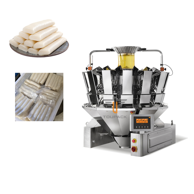 Imballaggio sotto vuoto laterale di pesatura automatico coreano della guarnizione di verticale 3 della macchina di rifornimento del dolce di riso