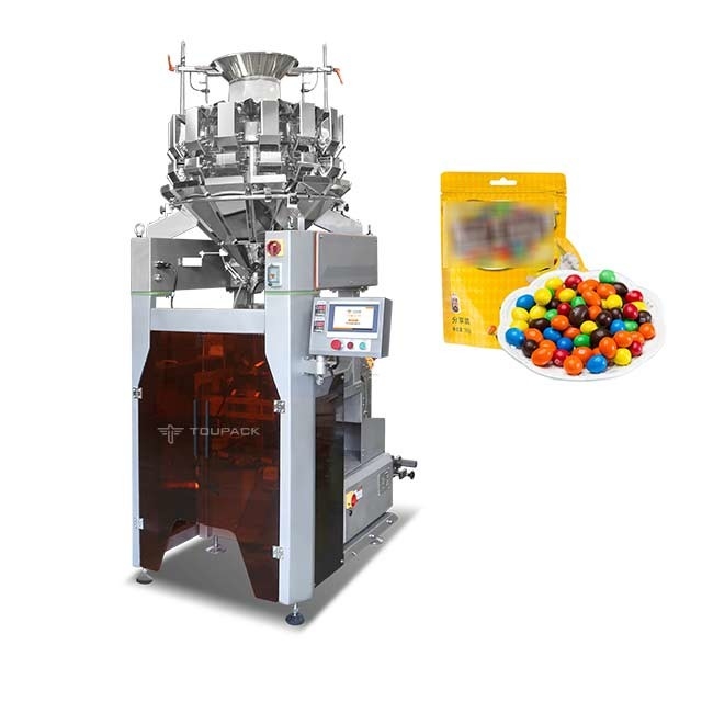 Dolci molli di Candy di cioccolato che pesano e macchina di rifornimento di piccola zona 120BPM della copertura della macchina imballatrice