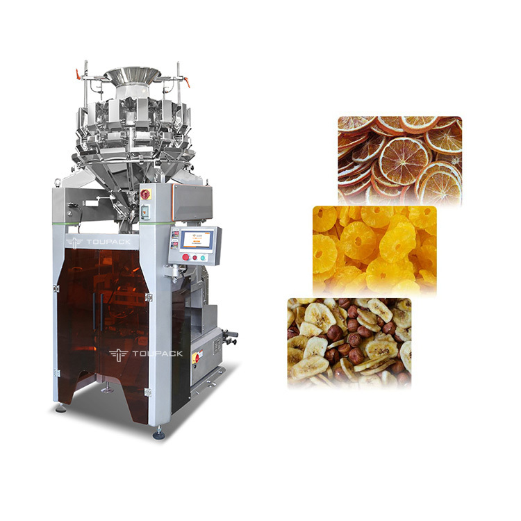 Macchina imballatrice del pesatore di 2.5KW 0.04-0.08mm Multihead per la misura di spessore di film