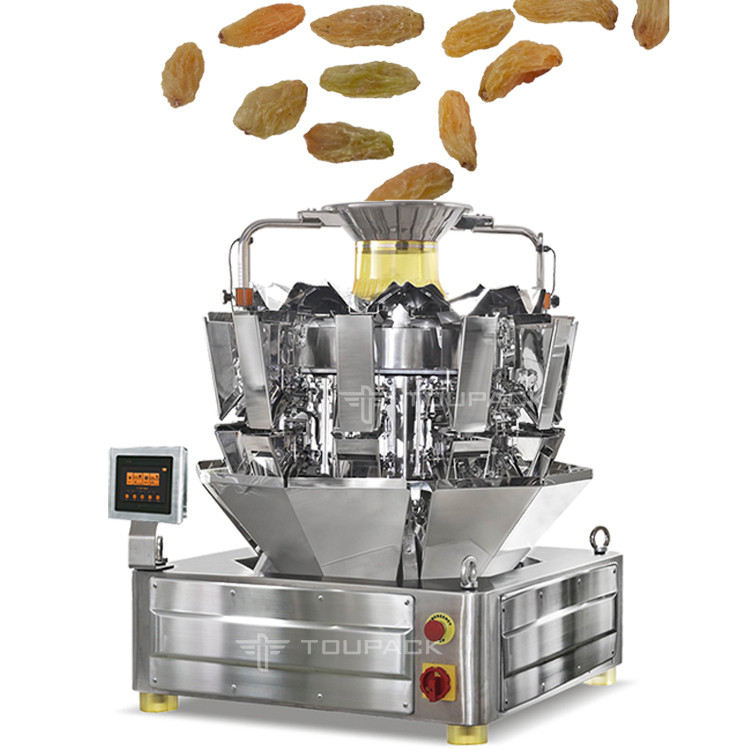 Macchina imballatrice di pesatura automatica piena del trasportatore dell'elevatore di Z per la stagione Bean Raisin Peanut Snacks Rice