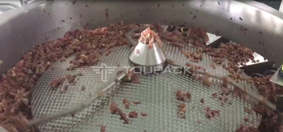 Il pesatore capo 2.0KW 410kg della vite 14 ha tritato la pesatura della carne fresca della carne di maiale e la macchina imballatrice
