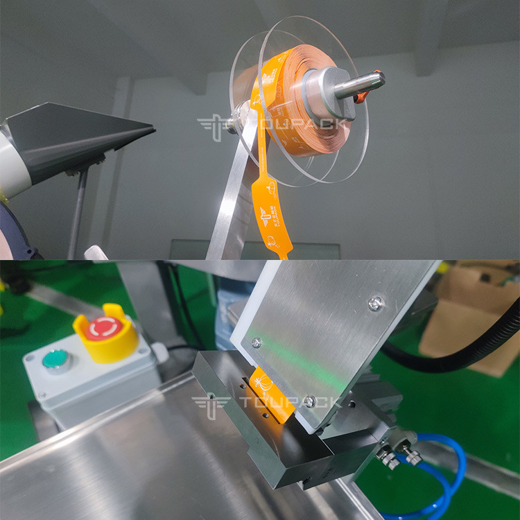 Semi-Auto Banana Carrot Packing Machine For Mesh Net Bag Pesatura Conteggio Taglio di rete