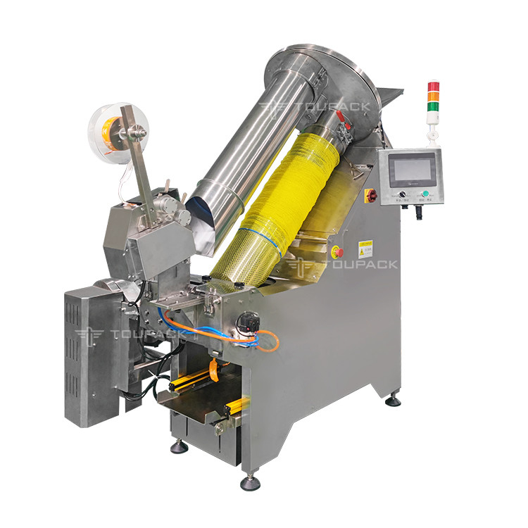 Macchina di confezionamento di sacchetti a maglia da 5 kg Macchina automatica di confezionamento di sacchetti a maglia di frutta fresca Macchina di etichettatura