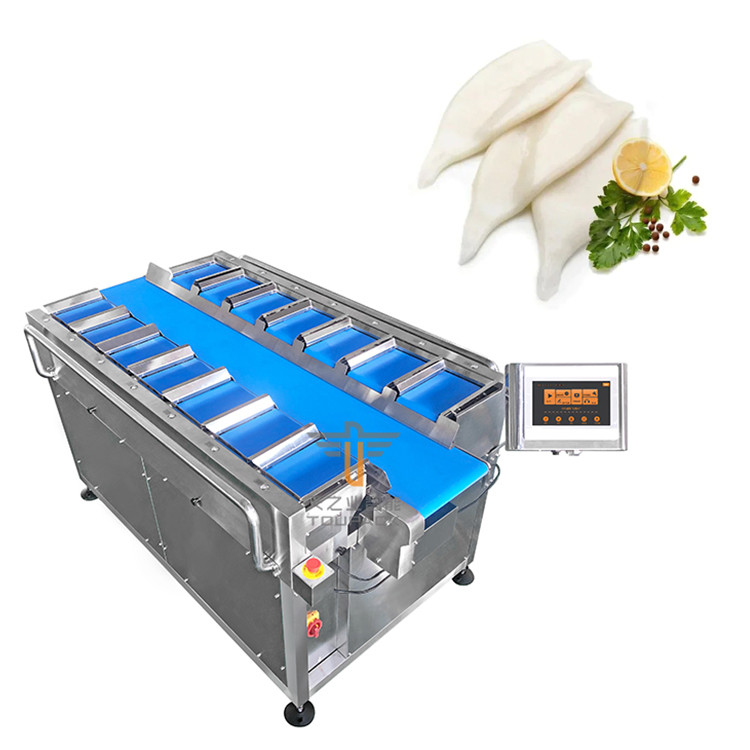 Cibo Frutta Calamaro tubo Vegetali Combinazione Pesante Con Convogliatore a cintura 12/14 Testa Pesante a cintura manuale