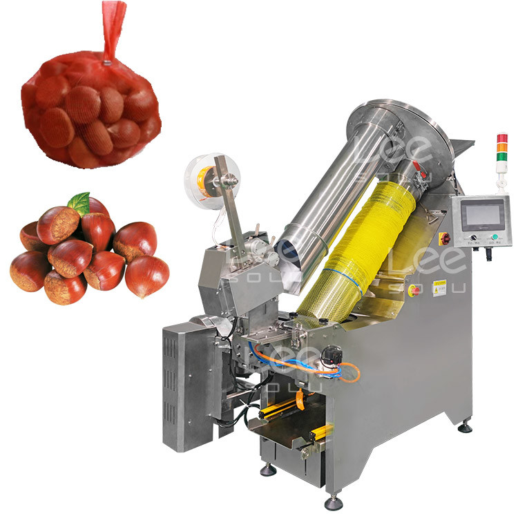 5 kg Macchina per imballaggio di frutta e verdura Castanea Mollissima Maschera automatica Busta di pesatura Contare