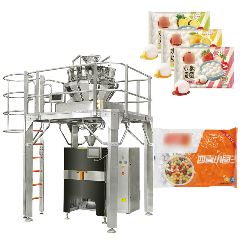 Macchina di imballaggio di verdure e insalate fresche Vffs Multi-Weigher Bagging Machine Meatball Packaging Machine