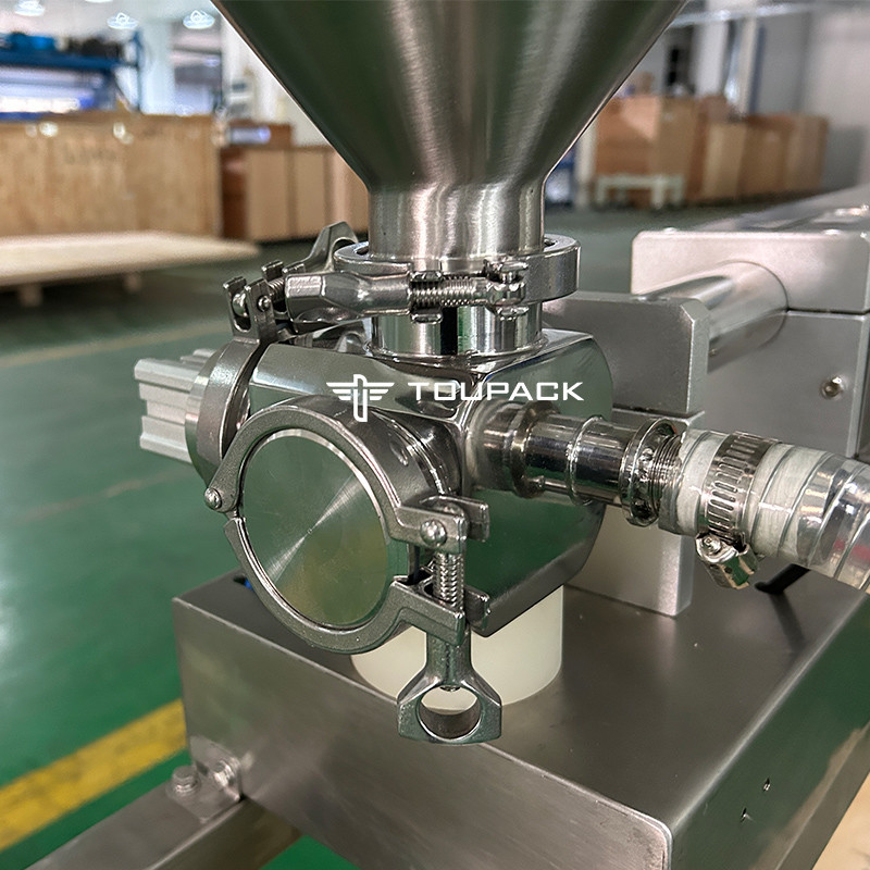Taschino automatico con bastoncino Piccolo sacchetto lavaggio della bocca Liquidi lubrificanti Macchine di imballaggio Pesatura e imballaggio liquidi