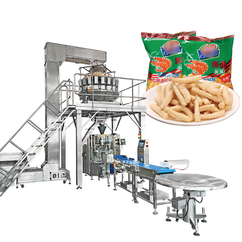 Macchina di imballaggio verticale ad alta efficienza di noccioline di pistacchio PLC-driven per sigillamento di imballaggio di etichettatura di riempimento della borsa di imballaggio
