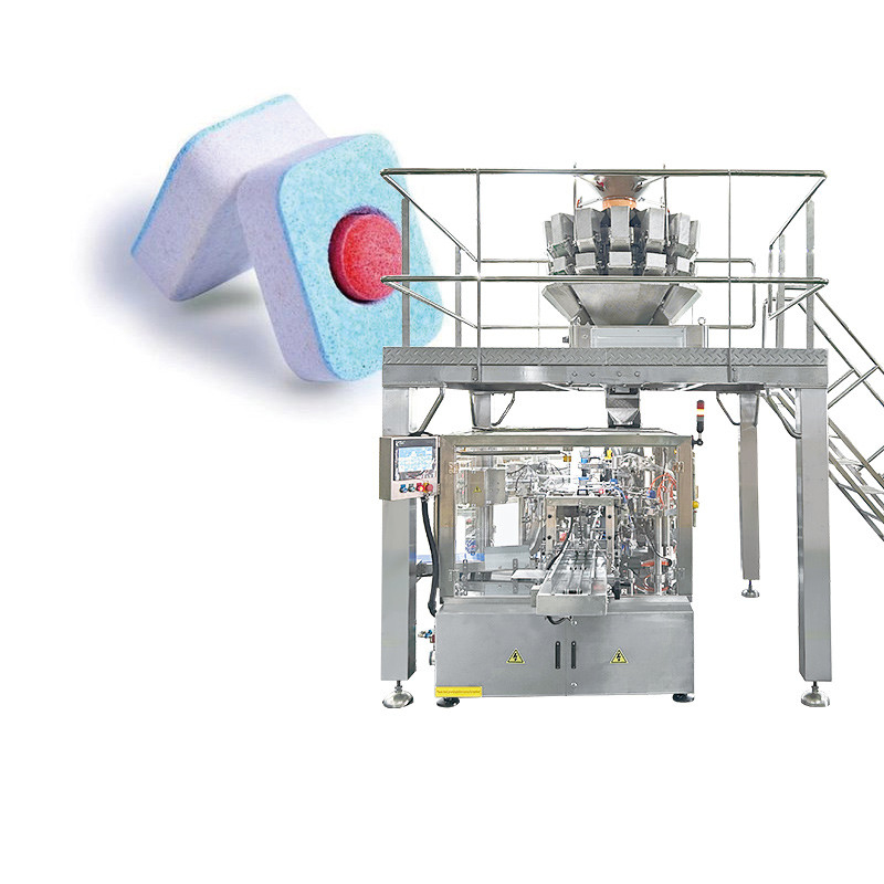 Lavatrice automatica ad alta velocità Detergente compresse Pods sacchetto imballaggio macchina Lavatrice polvere gel Pods sacchetto imballaggio macchina