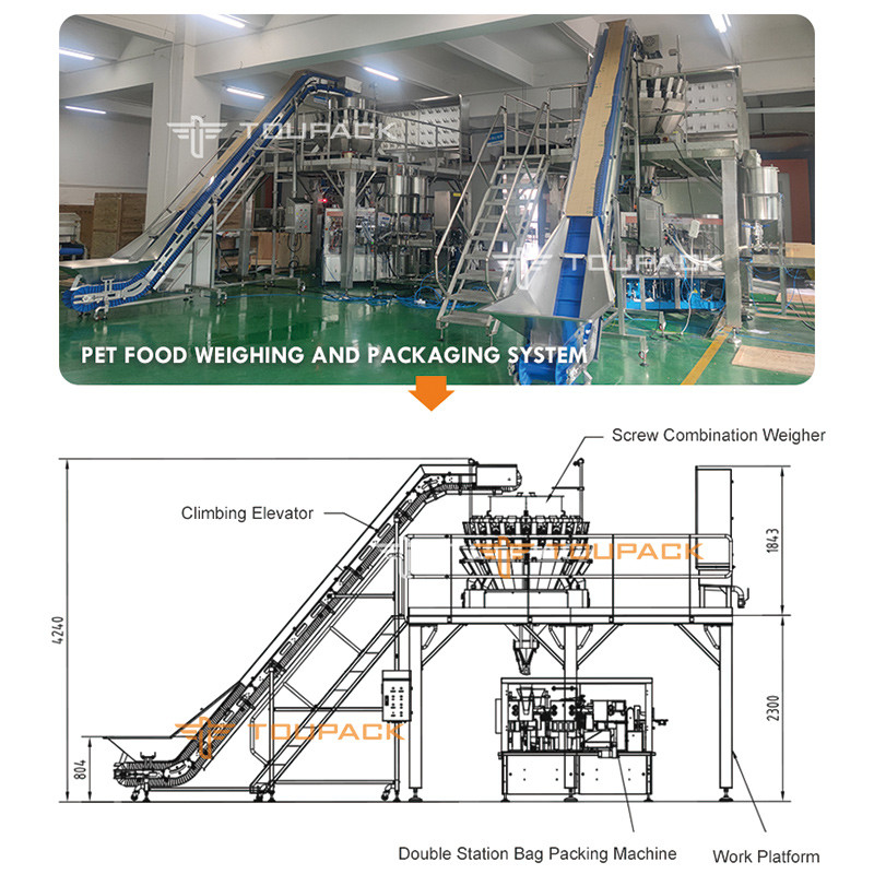 Automatica di riempimento di sigillamento Stand Up sacchetto prefabbricato sacchetto Doypack confezionamento macchina Noci frutta secca confezionamento macchina