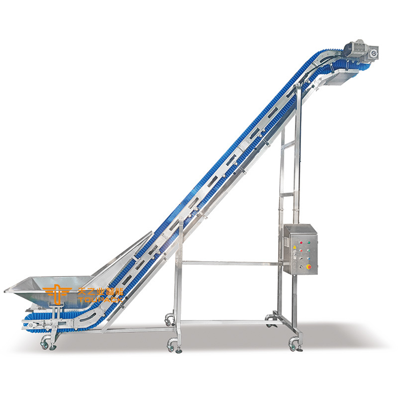 Elevatore verticale per alimenti ad alta capacità, tipo Z, con trasportatori a tazze per zucchero/cereali