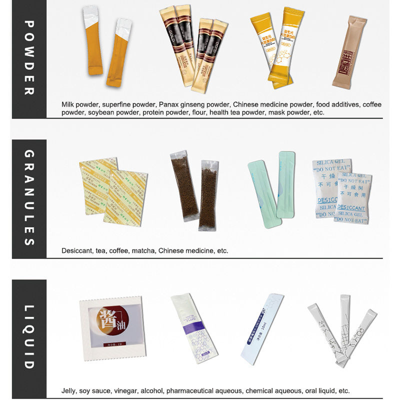 Macchina automatica verticale Vffs per il confezionamento e il riempimento di ketchup, macchina confezionatrice per salsa di pomodoro a bustina verticale a 4 lati multi-pista