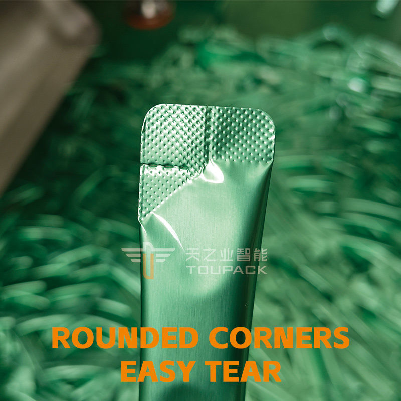 Macchina automatica verticale Vffs per il confezionamento e il riempimento di ketchup, macchina confezionatrice per salsa di pomodoro a bustina verticale a 4 lati multi-pista