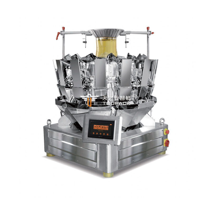 High Precision Flower Multihead Weigher Fully Automatic Spices Vertical Form Fill Seal Machine (vffs) con Multihead Weigher