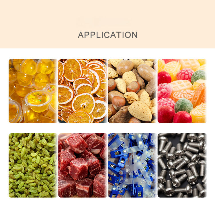 Confezionatrice automatica di granulati per patatine, linea di produzione completa di pesatura e insaccamento