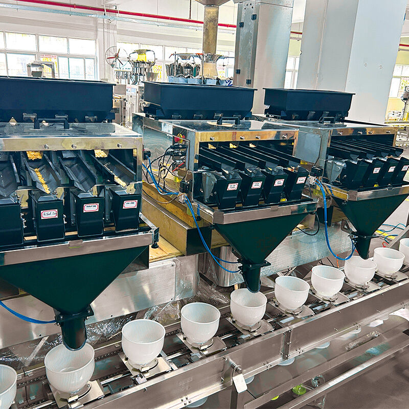 High Speed Pet Food Packing Machine Multihead Weigher for Kibble Snack Mixing Packaging