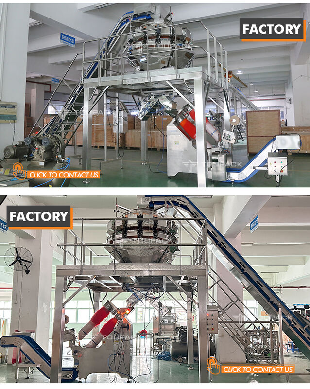 Macchina di imballaggio automatico a maglia con velocità di 15-30 sacchetti/min e capacità di 0,45 ~ 5 kg per la cipolla di patata