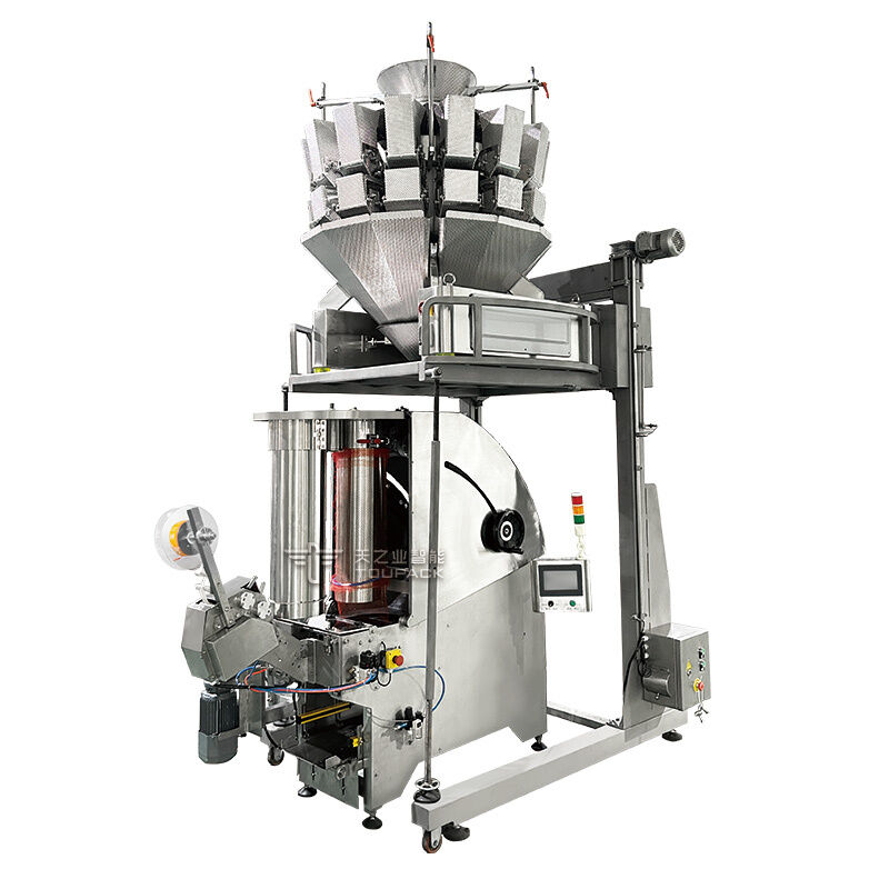 Sistema automatico di pesatura della frutta e confezionamento in sacchetti di rete | Soluzione di imballaggio per sacchetti in rete ad alta velocità