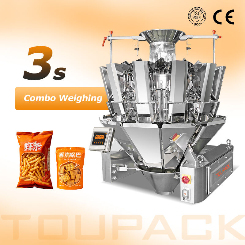 Linea di produzione di imballaggi di alta qualità con pesatura automatica 10-500g Macchina di imballaggio verticale per patatine, patatine fritte, noci, spuntini, cibo per animali domestici