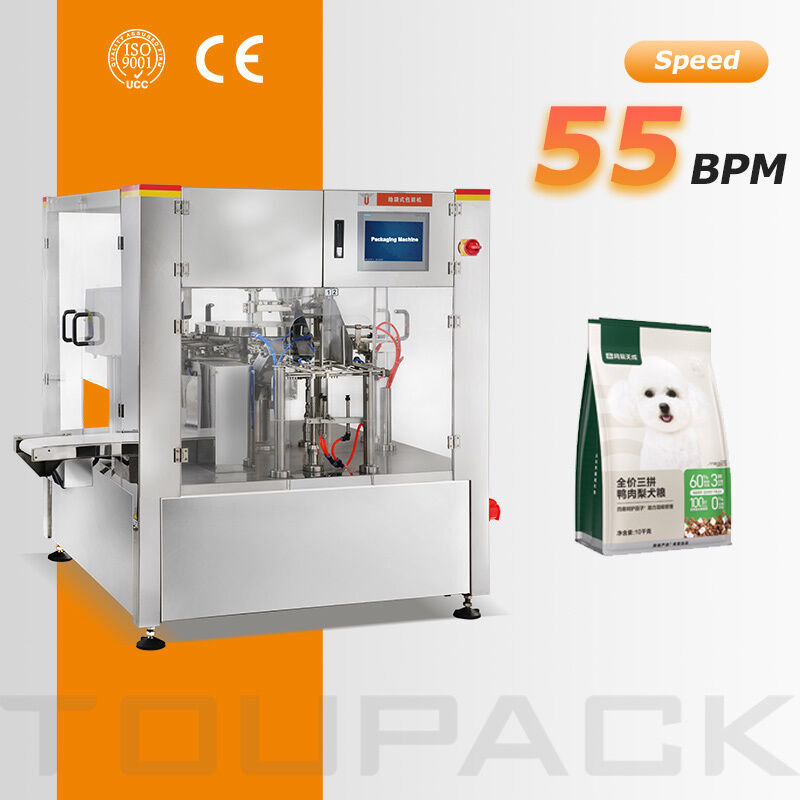 Confezionatrice di riempimento Doypack con sacchetto preconfezionato rotante automatico ad alta velocità con pesatrice multitesta da 10/14 teste