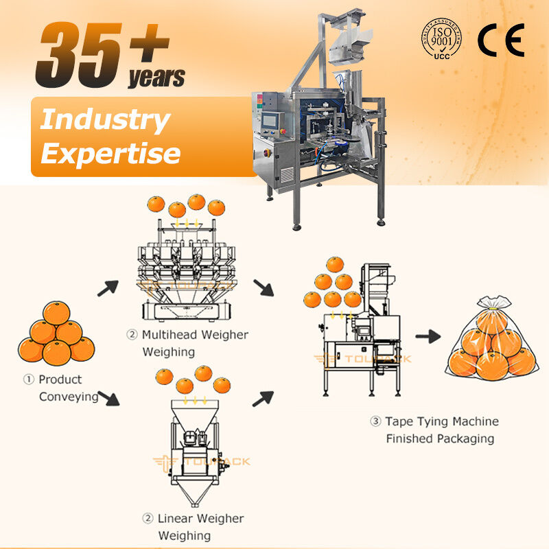 Chiuditrice automatica professionale per sacchetti per il confezionamento di frutta, verdura e prodotti agricoli con prestazioni stabili