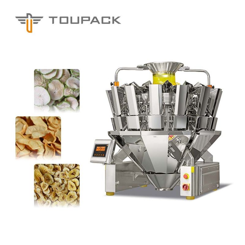 Macchina imballatrice del peso automatico di controllo SS304 2.5L dello SpA di MCU per i chip della banana