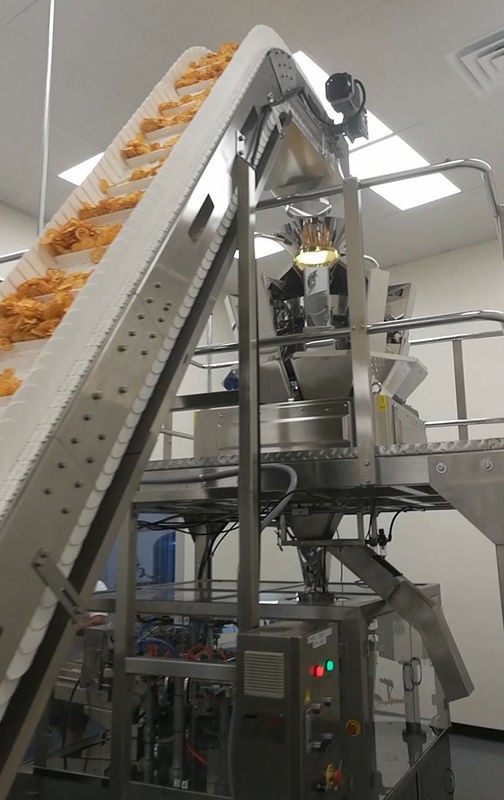 Pesatore rotatorio di Multihead della macchina imballatrice dello SpA min/di 40 borse per il sacchetto di Lemond Premade della frutta secca