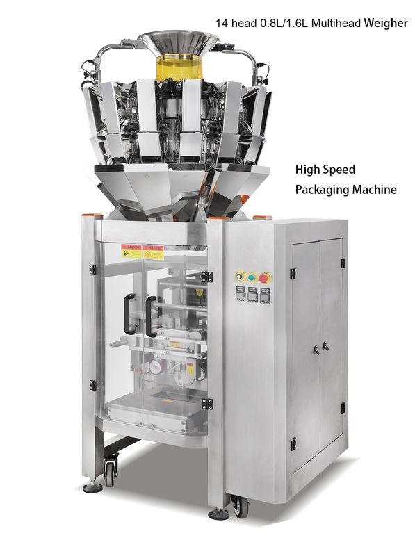 pesatore tutto di 0.8L 1.6L Multihead in uno che imballa per il biscotto della farina d'avena
