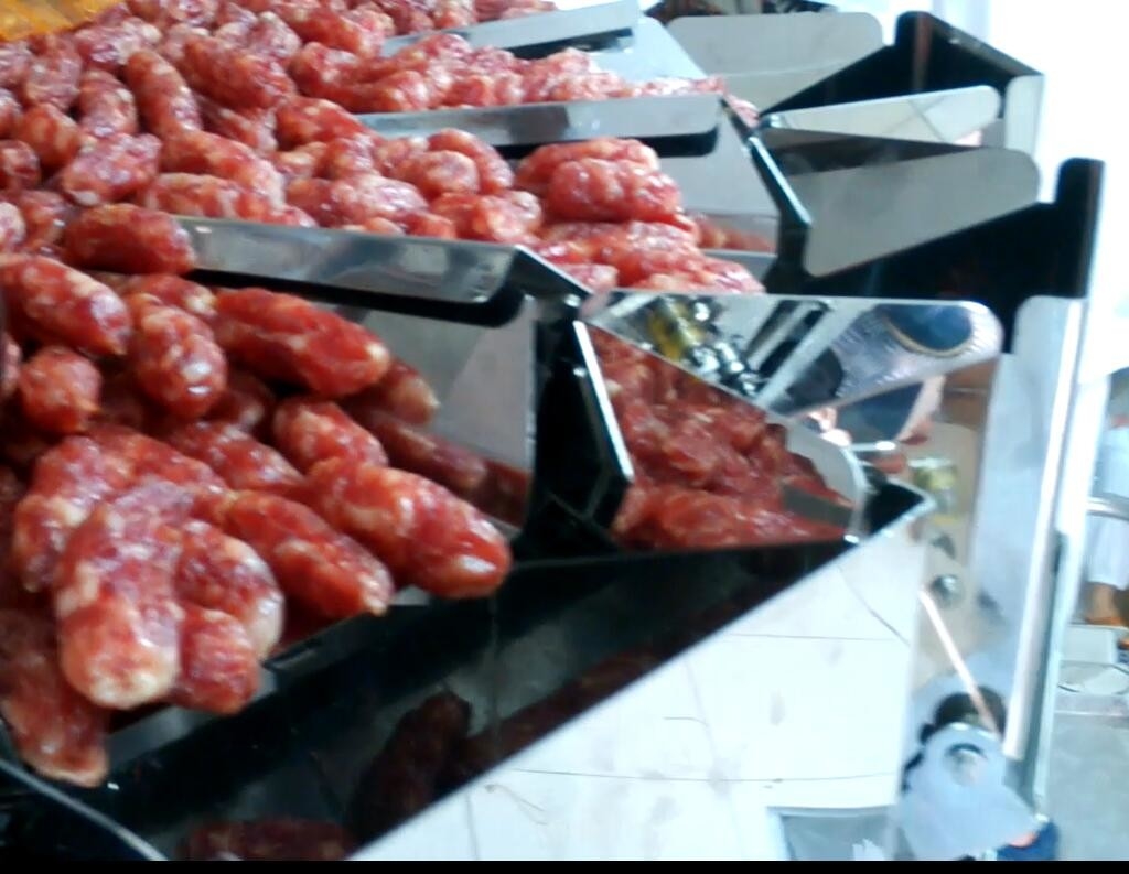 macchina imballatrice del pesatore di Multihead del saltatore 5000g per lo zucchero di BPM di industria 60 della fabbrica dell'alimento