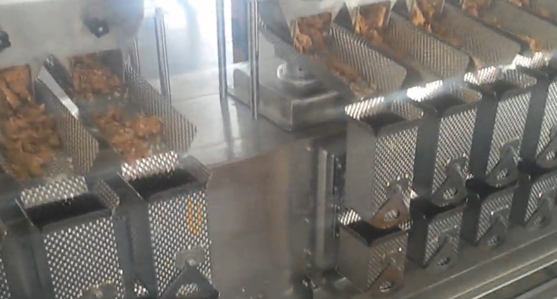 Pesatore capo di controllo di MCU multi per carne cotta che compila la borsa/min degli alimenti a rapida preparazione 50