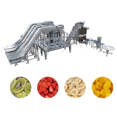Pesatore misto di Multihead dello spuntino dell'impacchettatrice di Vffs della frutta secca del sistema d'imballaggio
