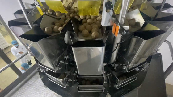 Macchina imballatrice congelata 40BPM 2.0kW/unità dello gnocco di Siomai della polpetta di Samosa dell'alimento