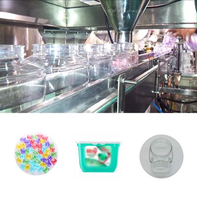 la lavanderia 1kg borda la pesatura della macchina di rifornimento che conta 15pcs 30pcs può inscatolare l'impacchettatrice liquida del granello