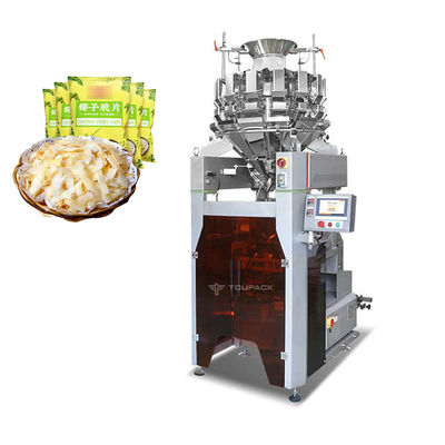 14 testa tutti in un'impacchettatrice di pesatura per la noce di cocco Chips Filling Machine croccante