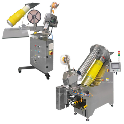 Macchina di confezionamento di sacchetti a maglia semi-automatica