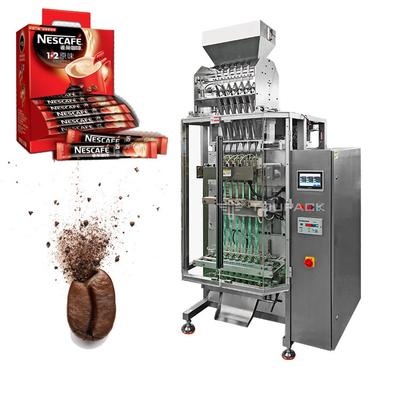 Macchina per imballaggio di polvere di caffè a più corsie