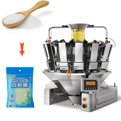 Touch Screen 5-200g X 0,5 Peso multi-testa di precisione per la macchina di imballaggio di zucchero bianco granulato