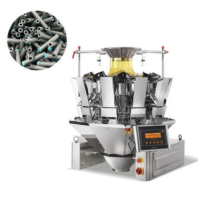 Macchina di imballaggio automatico di materie plastiche e hardware con pesatrice multi-testa da 14 a 10 capi