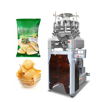 Alta velocità 120BPM Borsa a bastone Patatine fritte Snack Macchina di confezionamento verticale Pesatura automatica e confezionamento