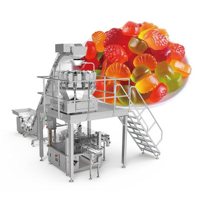 Conteggio automatico Hard Candy Doypack Packing Machine Soft Candy Packing Machine Gummy Bear Candy Packing Machine