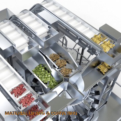 Macchina per la conservazione di noci miste in acciaio inossidabile con controllo PLC