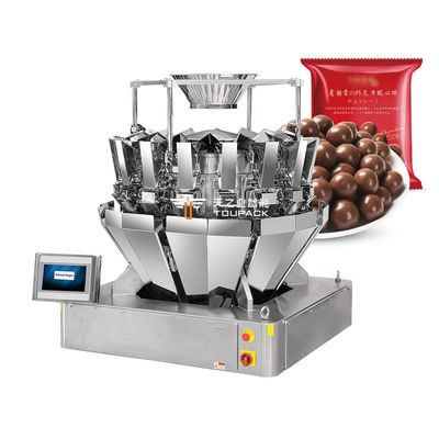 Macchina automatica per l'imballaggio di snack alimentari sfusi, biscotti, biscotti, caramelle gommose, buste, macchina riempitrice per sacchetti, pesatrice a teste multiple, macchina confezionatrice