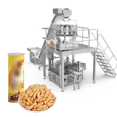 Sistema di pesatura automatico di patatine a patatine con più teste, pesatrice, gamberetti, confezionatrice francese, confezionatrice di granuli alimentari