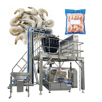 1kg 2kg Pollo Pollame Nuggets ali Carne Prefabricato Borsa Multihead Pesatrice Stand Up Borsa Rotativa Riempire sigillo confezionatore