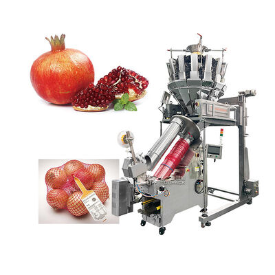 Macchina imballatrice del pesatore di Multihead di controllo di MCU per l'aglio Ginger Intelligent Net della cipolla