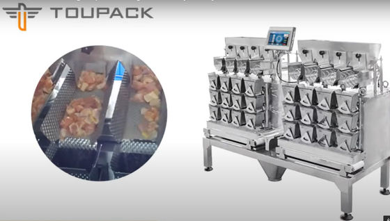 Pesatore lineare ad alta velocità della macchina imballatrice di 85WPM SS304 per carne di maiale