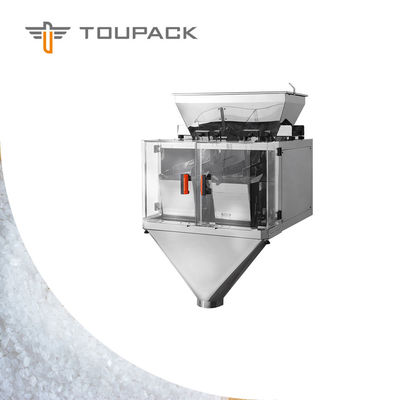 Doppia impacchettatrice granulare della testa 0.8L 304SUS per il condimento del riso