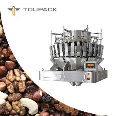 Macchina imballatrice del pesatore automatico di SS304 2.5L Multihead per il fagiolo misto del dado