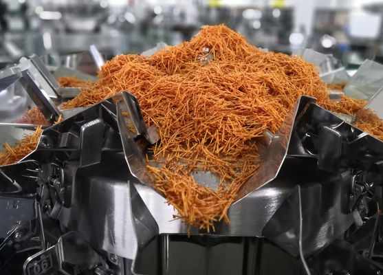 La macchina imballatrice del pesatore di SS316 Multihead per la patata frigge 70 borse/min